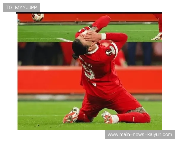 利物浦努涅斯门前扑倒捅射仍然得分力量太强，展现超级球员本色